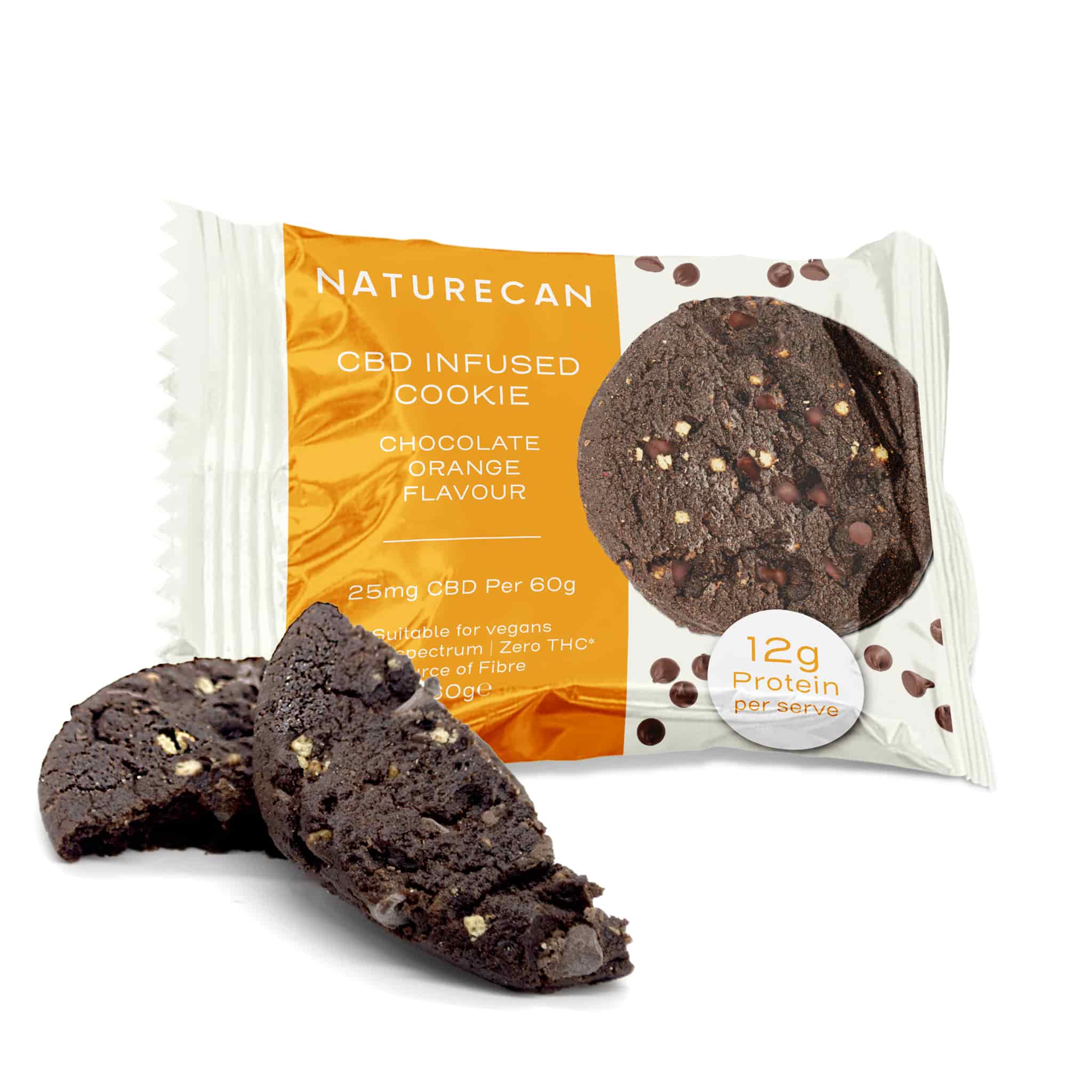 CBD cookie příchuť pomeranč