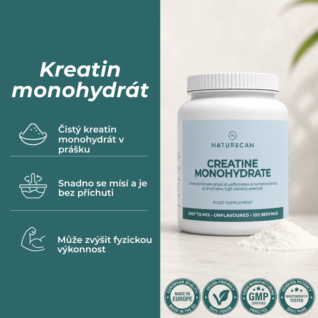 kreatin monohydrát účinky