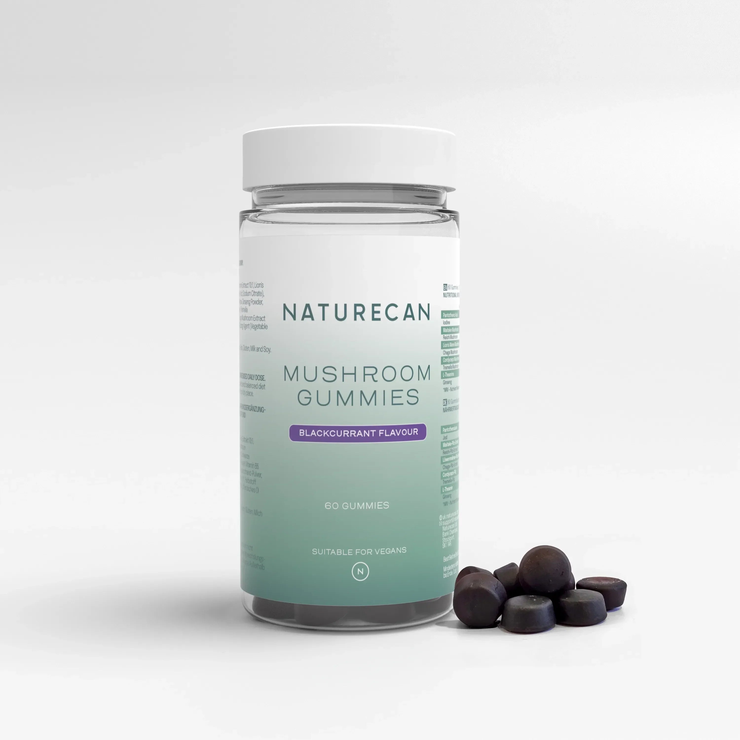 Gumídci z hub - reishi, cordyceps, chaga,...