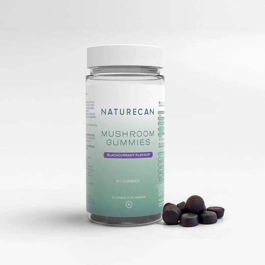 Gumídci z hub - reishi, cordyceps, chaga,...