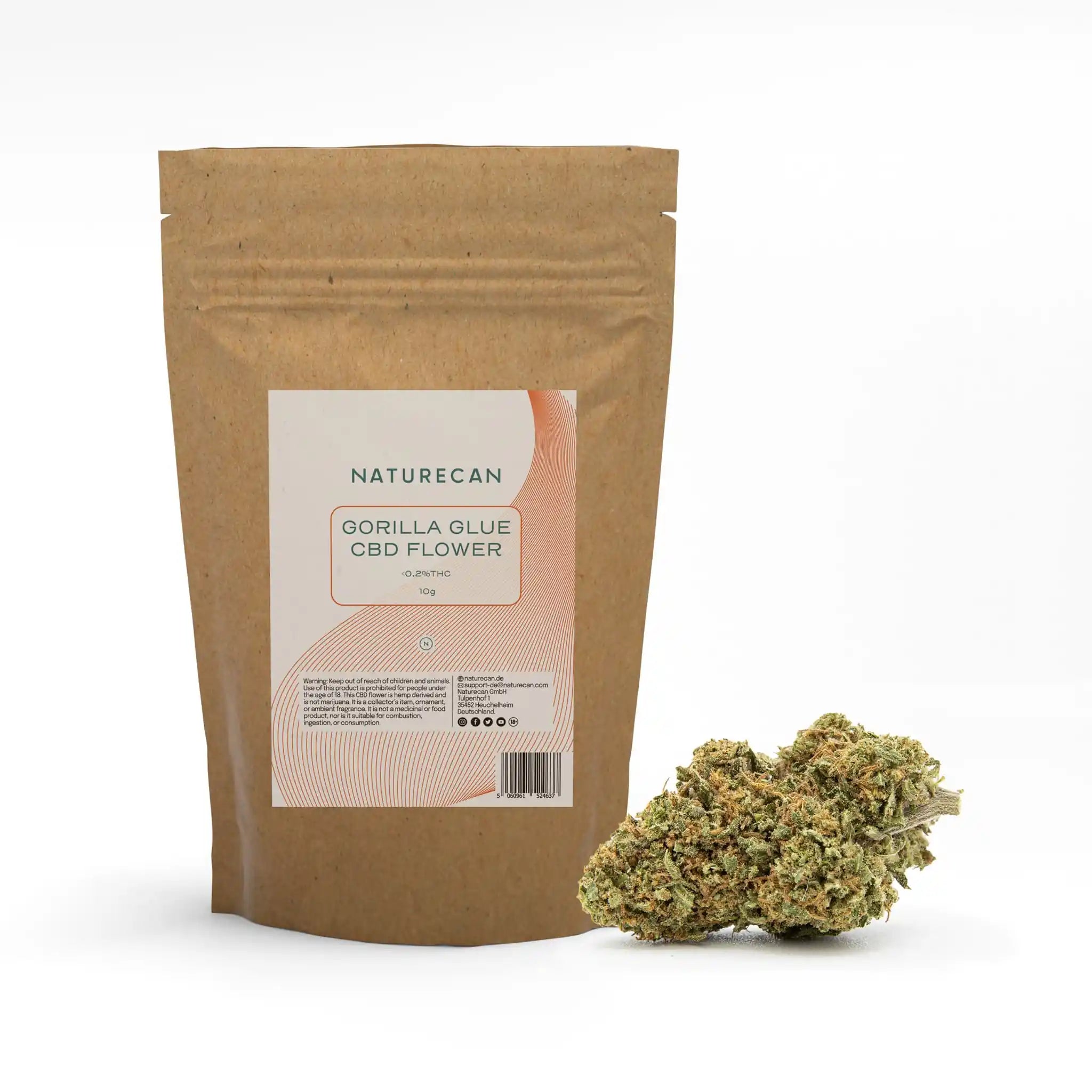 CBD květy Gorilla Glue 10g - Naturecan